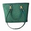 sac cuir vert