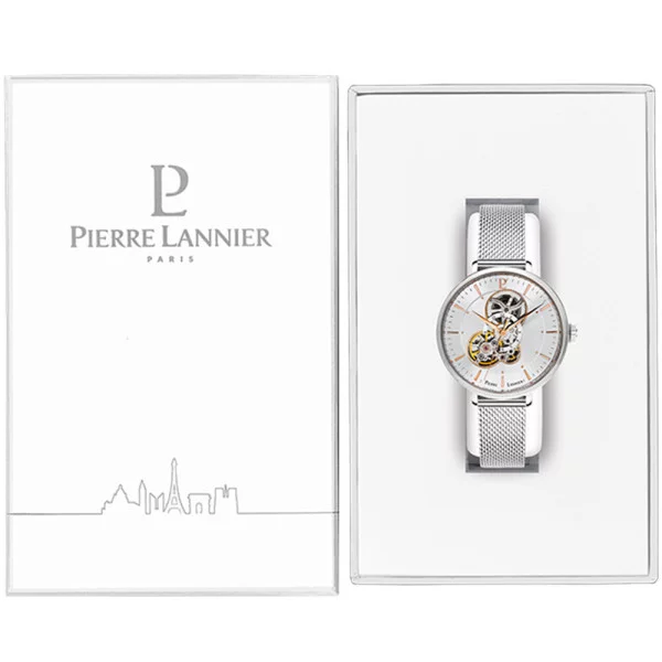 montre-pierre-lannier-melodie-en-metal-argente Montre Pierre Lannier
