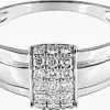 197386-z1 bague solitaire or gris 375 oxydes de zirconium