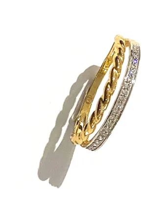 WhatsApp Image 2026-08-08 at 12.22.31 alliance double anneaux or bicolore 375/ oxydes de zirconium