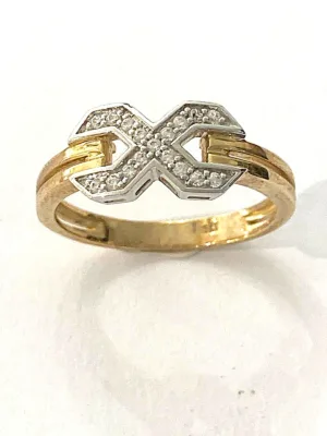 WhatsApp Image 2026-08-08 at 18.23.53 (2) bague infini bicolore or 375, oxydes de zirconium
