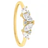 a83424-3 BAGUE OR JAUNE 375 OXYDES DE ZIRCONIUM
