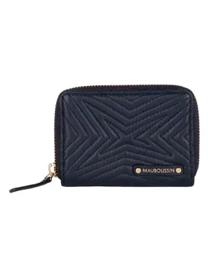 porte-monnaie MAUBOUSSIN cuir noir
