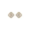 boucles d'oreilles argent doré
