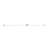 bracelet argent doré