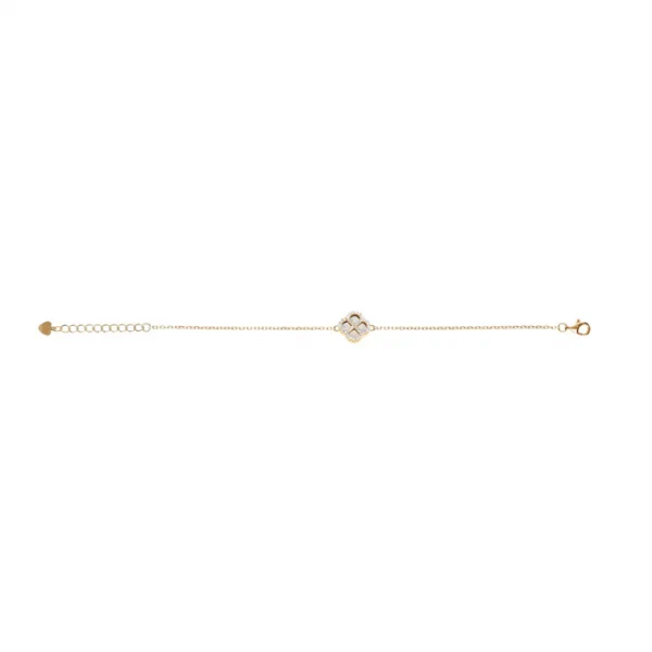 bracelet argent doré