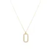 collier argent doré