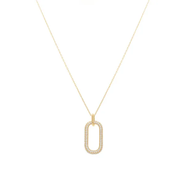 collier argent doré