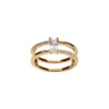 965066W (1) bague plaqué or
