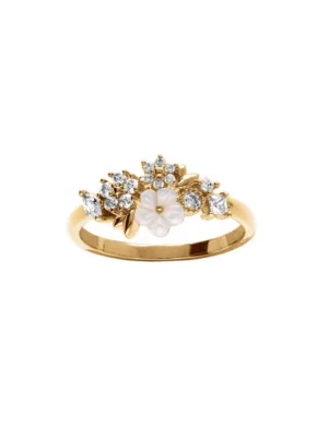 966099A (1) bague plaqué or